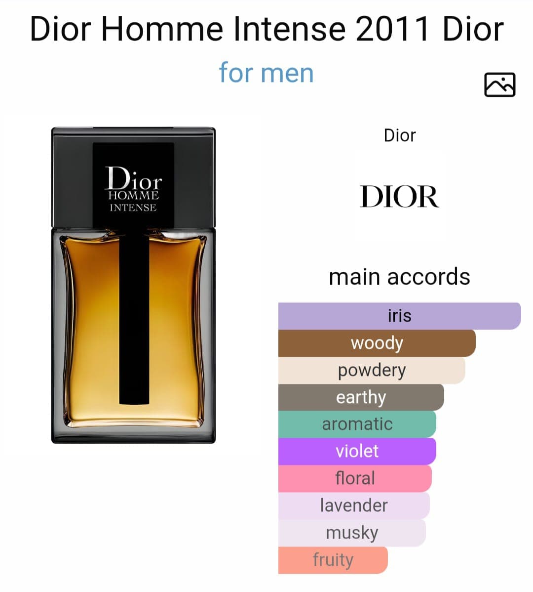 Image of Dior Homme Intense